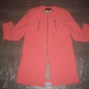 womens lined zip up coat."Metaphor".size medium